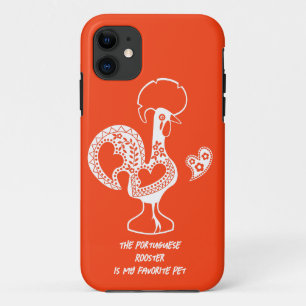 Funda Para iPhone 11 El gallo portugués es mi mascota favorito