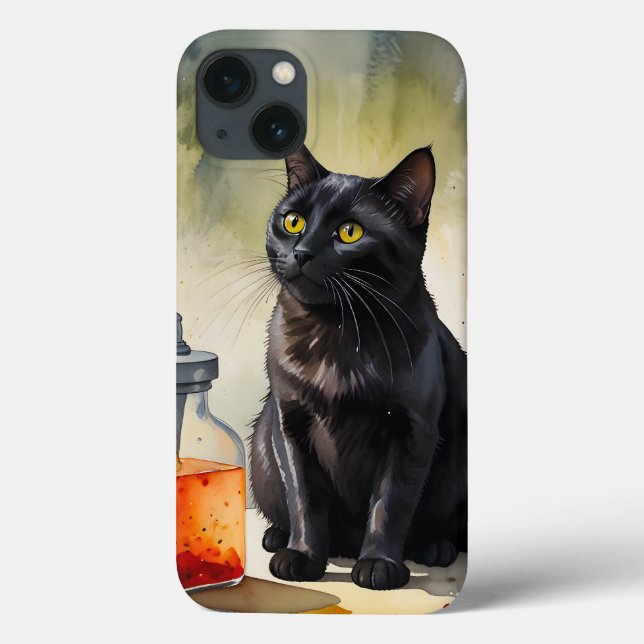 Funda De Case-Mate Para iPhone El gato del alquimista (Reverso)