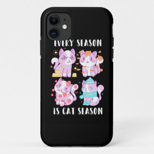Funda Para iPhone 11 El Gato Lover Cada Temporada Es Temporada De Gato