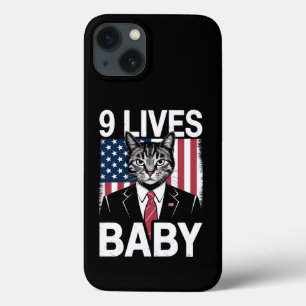 Funda Para iPhone 13 El gato Trump 9 vive un gato gracioso de Trump
