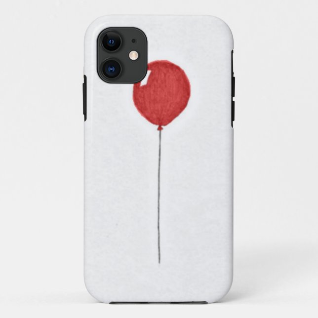 Funda De Case-Mate Para iPhone el globo rojo (Reverso)