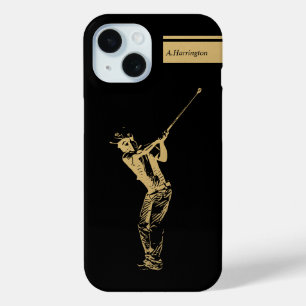 Funda Para iPhone 15 El golfista dorado