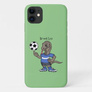 Funda Para iPhone 11 El gracioso personalizado de fútbol del dragón Kom