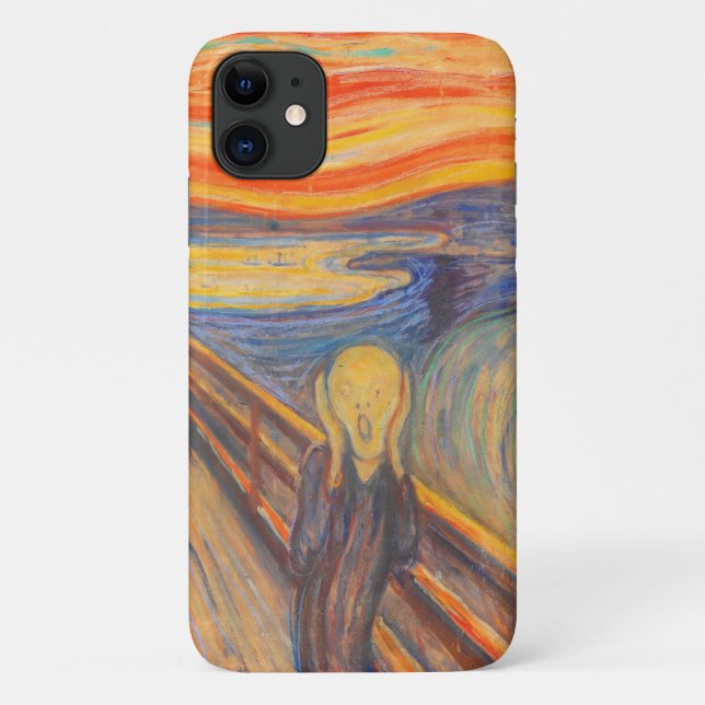 Funda De Case-Mate Para iPhone El Grito de Edvard Munch (Reverso)