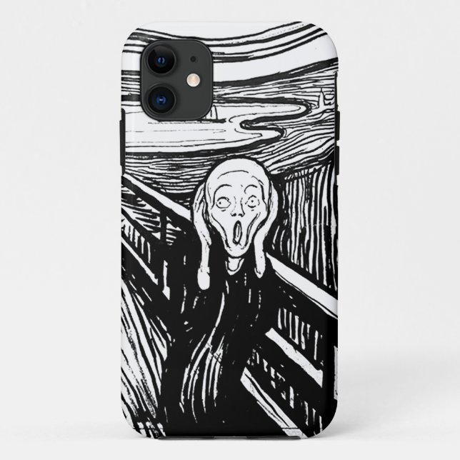 Funda De Case-Mate Para iPhone El grito de Edvard Munch (Reverso)