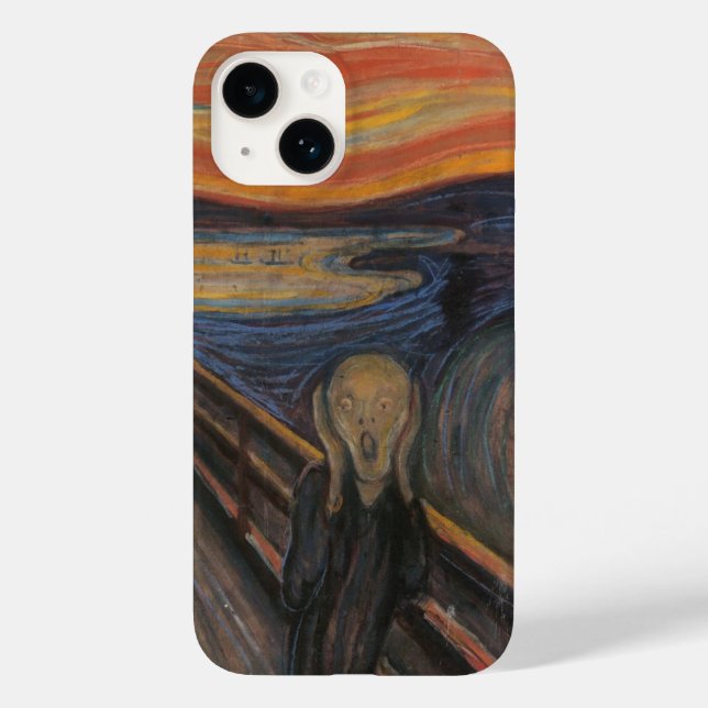 Funda De Case-Mate Para iPhone El grito de Munch (Reverso )