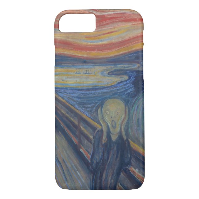 Funda De Case-Mate Para iPhone El grito, Edvard Munch (Reverso)
