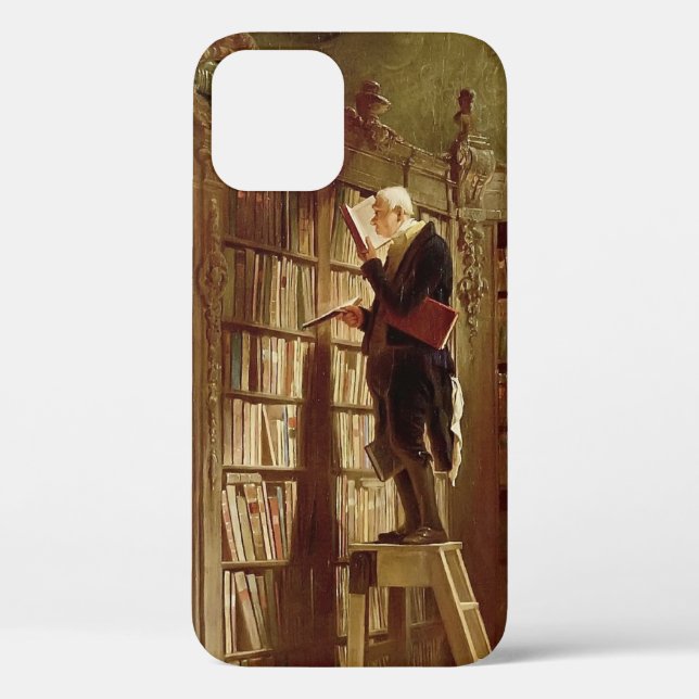 Funda De Case-Mate Para iPhone El gusano de los libros (Reverso )