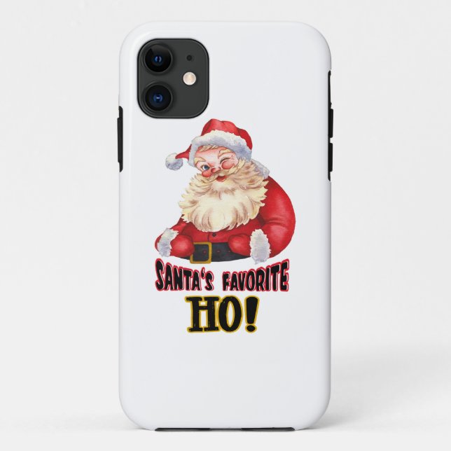 Funda De Case-Mate Para iPhone El Ho favorito de Santa (Reverso)