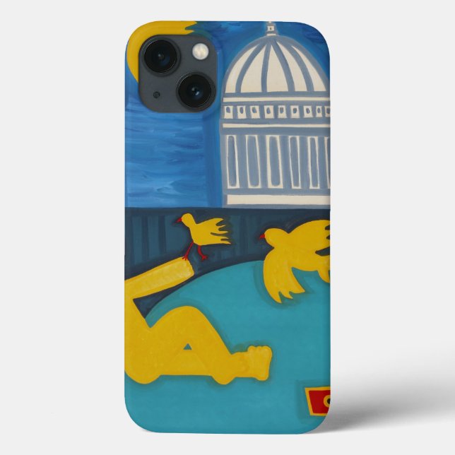 Funda De Case-Mate Para iPhone El hombre bajo el puente 2006 (Reverso)