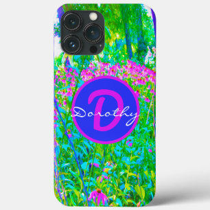 Funda Para iPhone 13 Pro Max El impresionante paisaje del jardín azul Aqua