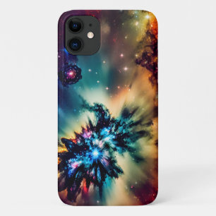 Funda Para iPhone 11 El índigo cósmico brillante paisaje místico hipnot