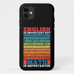 Funda Para iPhone 11 El inglés es importante, pero la matemática es imp