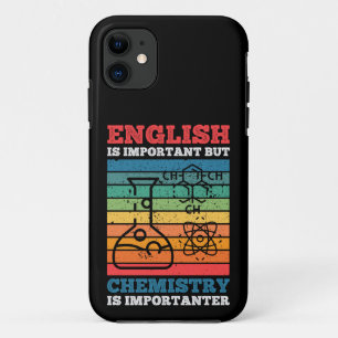 Funda Para iPhone 11 El inglés es importante, pero la química es import