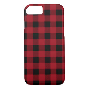 Funda Para iPhone 8/7 El iPhone 7 rojo y negro apenas está ahí