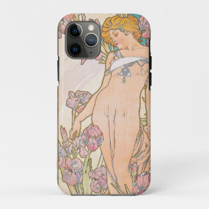 Funda Para iPhone 11 Pro El Iris (1897) de Alphonse Mucha