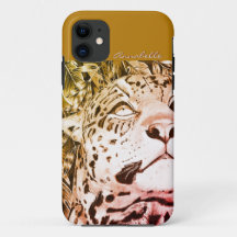 El jaguar (oro/rojo)