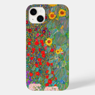Funda Para iPhone 14 Plus De Case-Mate El jardín de la granja Gustav Klimt con girasoles
