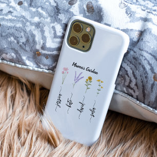 Funda Para iPhone 14 De Case-Mate El jardín de mamá personaliza a los niños como el 