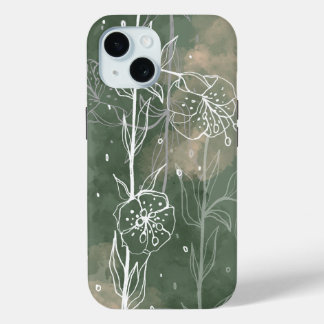 Funda Para iPhone 15 El Jardín Silencioso: Lirios