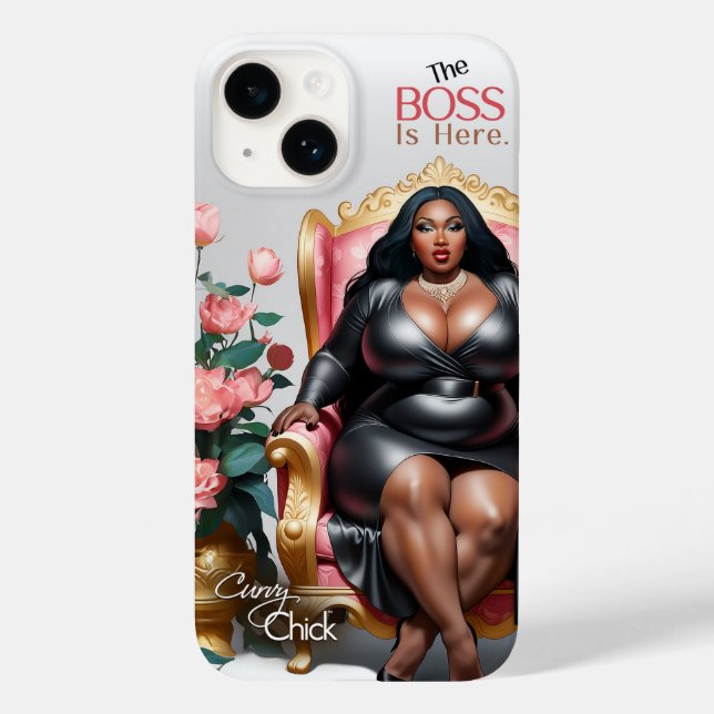 Funda De Case-Mate Para iPhone El Jefe está aquí (Reverso )