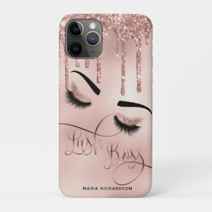 Funda Para iPhone 11 Pro El Jefe Lash Makeup Ojos De Filo De Ojos Golpean E