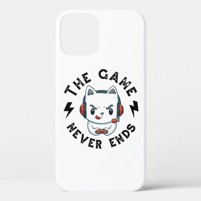 Funda De Case-Mate Para iPhone El juego nunca termina (Reverso )