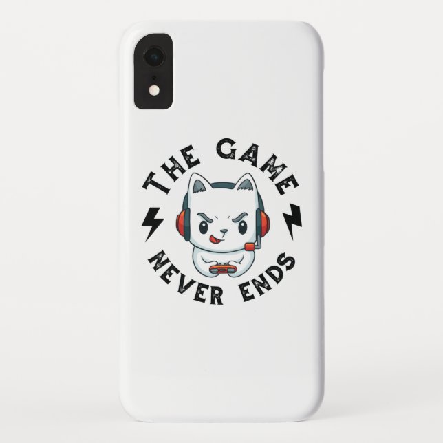 Funda De Case-Mate Para iPhone El juego nunca termina (Reverso)