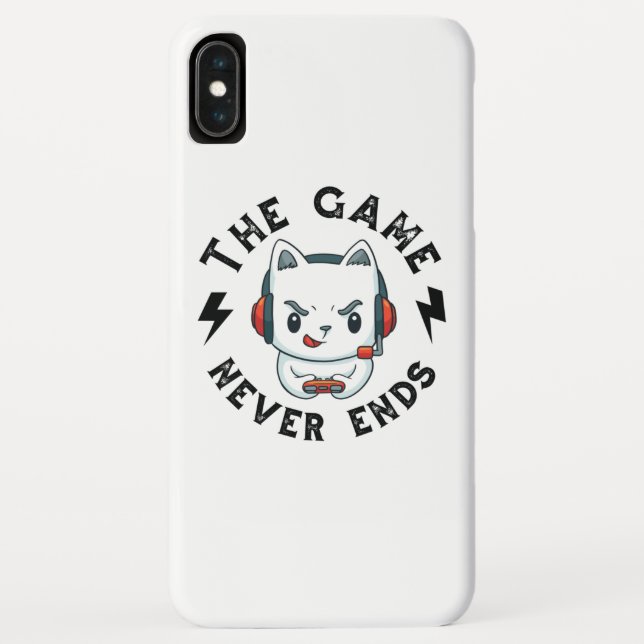 Funda De Case-Mate Para iPhone El juego nunca termina (Reverso)