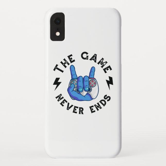 Funda De Case-Mate Para iPhone El juego nunca termina (Reverso)