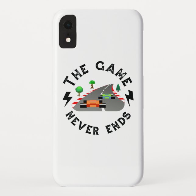 Funda De Case-Mate Para iPhone El juego nunca termina (Reverso)