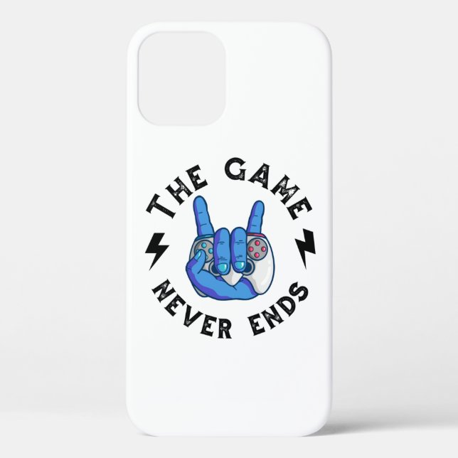 Funda De Case-Mate Para iPhone El juego nunca termina (Reverso )