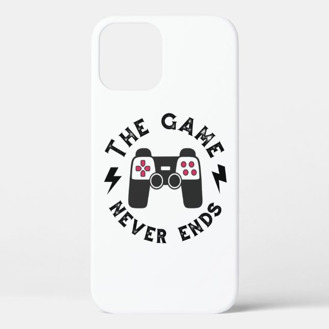 Funda De Case-Mate Para iPhone El juego nunca termina (Reverso )