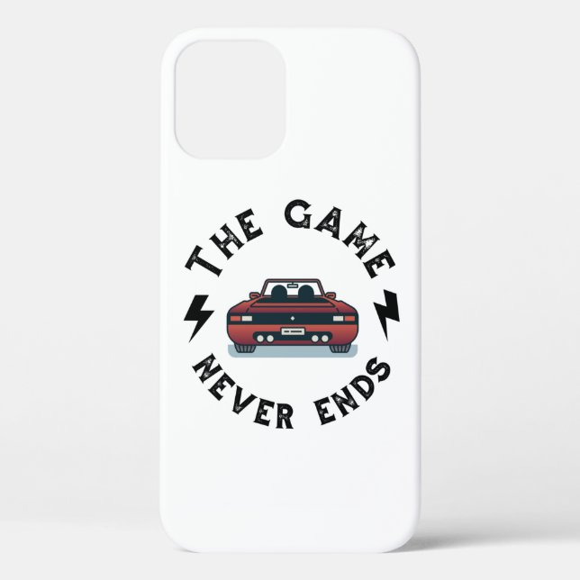Funda De Case-Mate Para iPhone El juego nunca termina (Reverso )