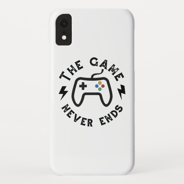 Funda De Case-Mate Para iPhone El juego nunca termina (Reverso)