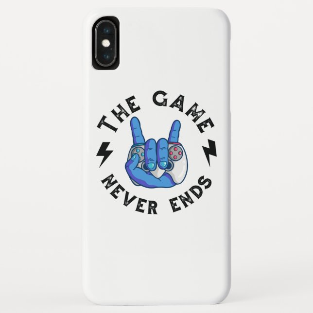 Funda De Case-Mate Para iPhone El juego nunca termina (Reverso)