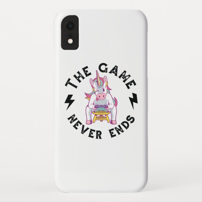 Funda De Case-Mate Para iPhone El juego nunca termina (Reverso)