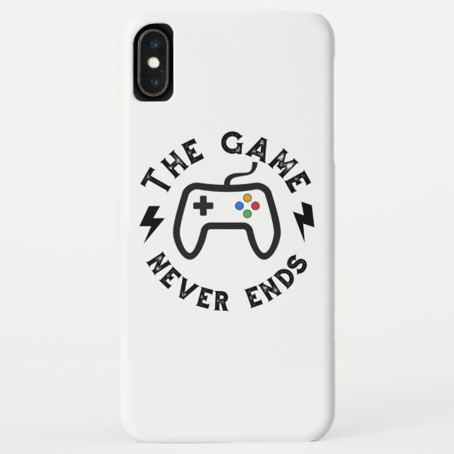 Funda De Case-Mate Para iPhone El juego nunca termina (Reverso)