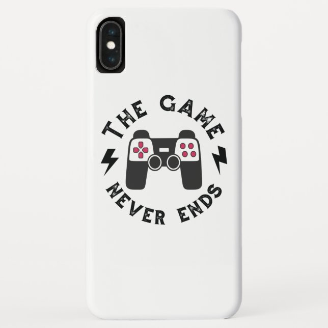 Funda De Case-Mate Para iPhone El juego nunca termina (Reverso)