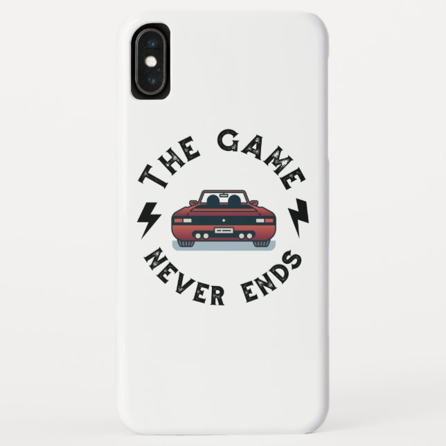 Funda De Case-Mate Para iPhone El juego nunca termina (Reverso)