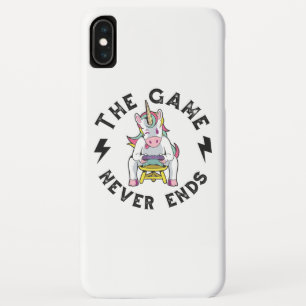 Funda Para iPhone XS Max El Juego nunca termina para los Unicornios