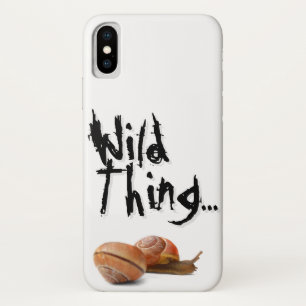 Funda Para iPhone X El lado salvaje de un caracol...