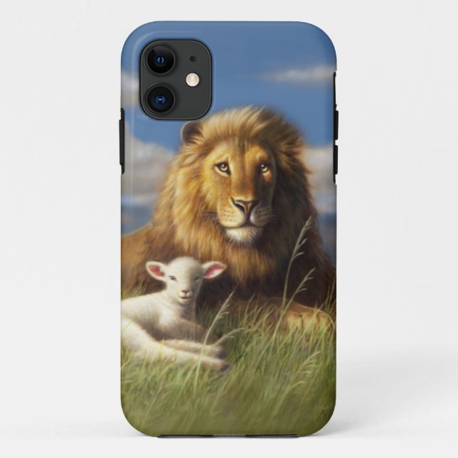 FUNDA DE Case-Mate PARA iPhone EL LEÓN Y EL CORDERO (Reverso)