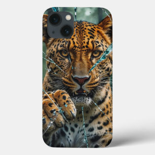 Funda Para iPhone 13 El leopardo se abre paso