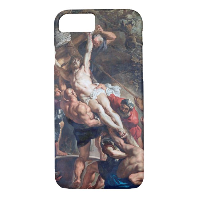 Funda De Case-Mate Para iPhone El levantamiento de la cruz, Rubens (Reverso)