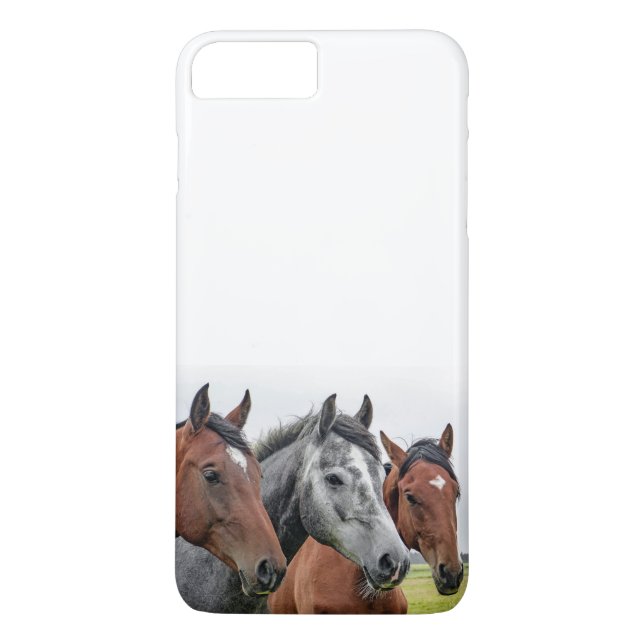 Funda De Case-Mate Para iPhone El librar maravilloso de la fauna de los caballos (Reverso)