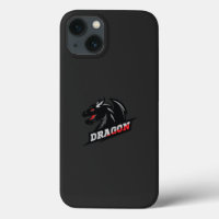 el logo del dragón sobre un fondo negro