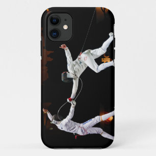 Funda Para iPhone 11 El luchar moderno de la espada de cercado dual