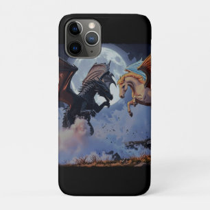 Funda Para iPhone 11 Pro El lugar de encuentro - Dragón y Pegasus
