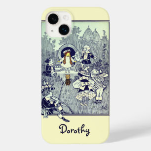 Funda Para iPhone 14 Plus De Case-Mate El mago de Oz vintage, Dorothy conoce a los Munchk